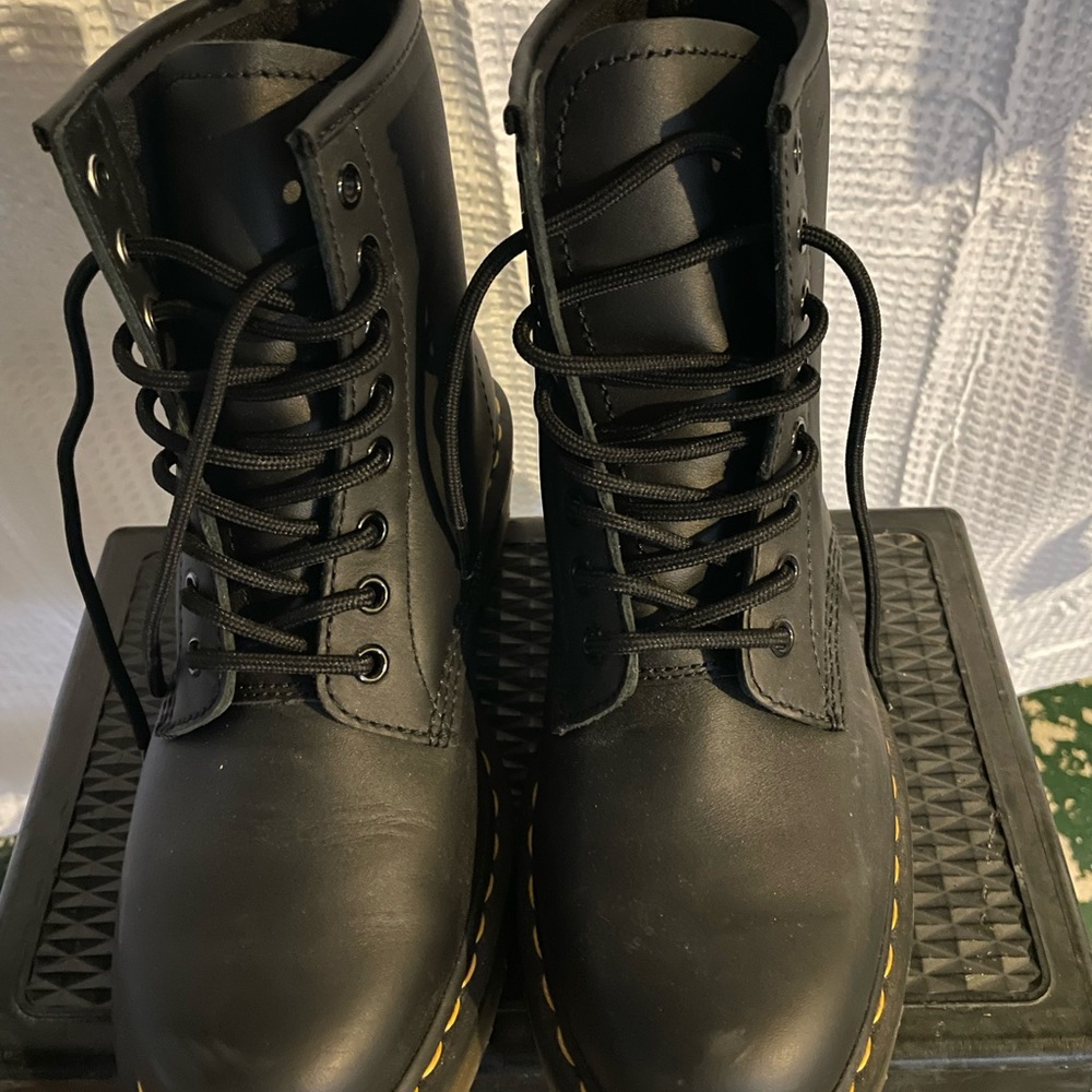 Black Doc Martens Boots, Size 8 women’s